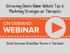 Brighter Vision + Brand Your Practice Webinar - Attracting Clients Online: Website Tips & Marketing Strategies for Therapists